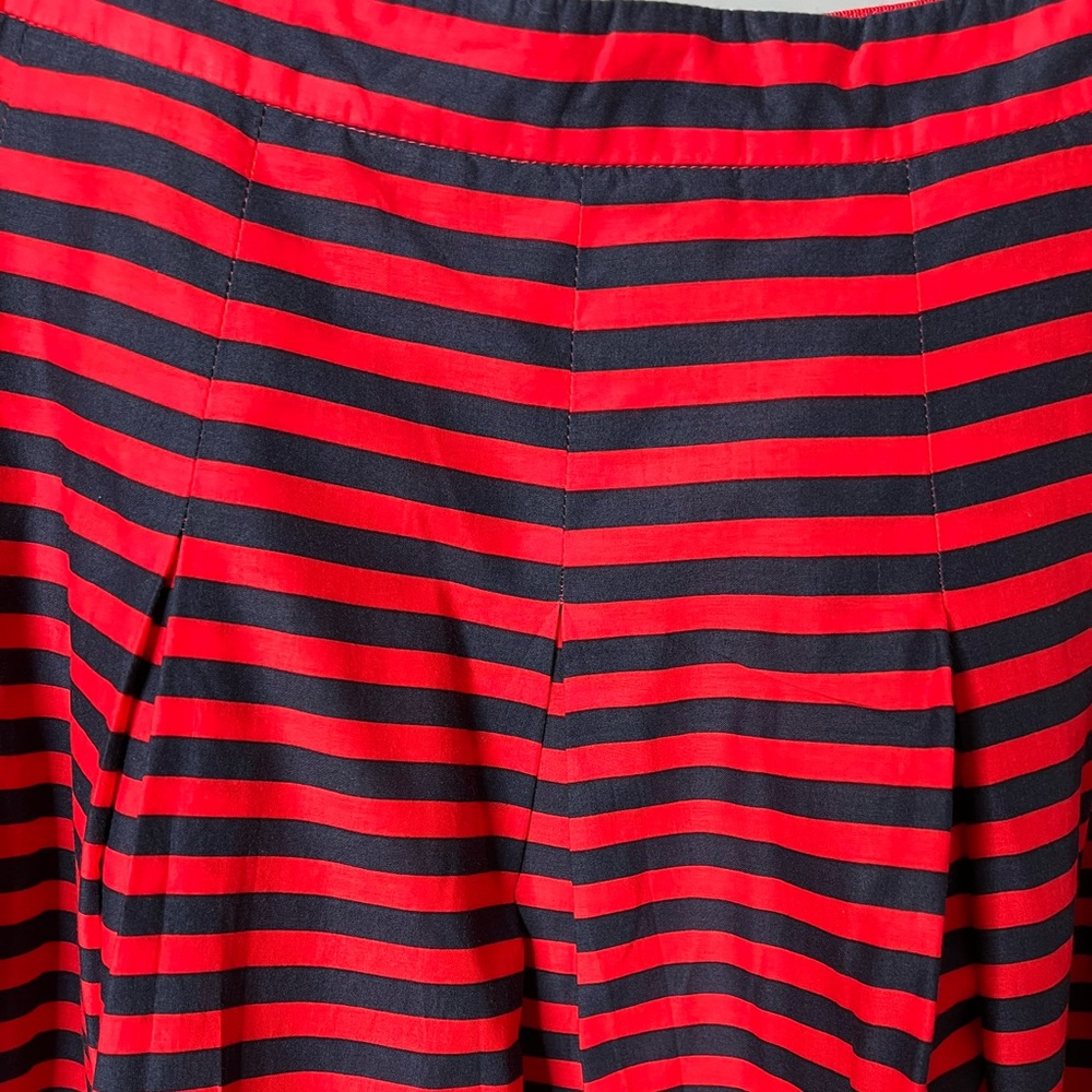 J. Crew Factory Striped Cotton Skirt - Picture 2 of 9